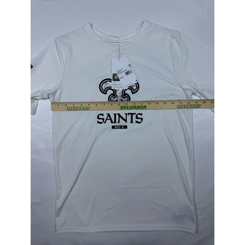 Nike New Orleans Saints Salute to Service White Dri-FIT Shirt‎ Youth XL 18/20